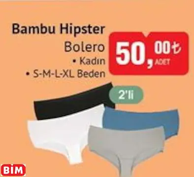 BOLERO  BAMBU HİPSTER